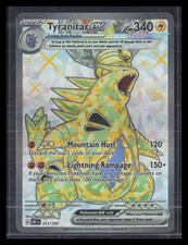 Tyranitar ex #211/197 SV03: Obsidian Flames Ultra Rare, Holo
