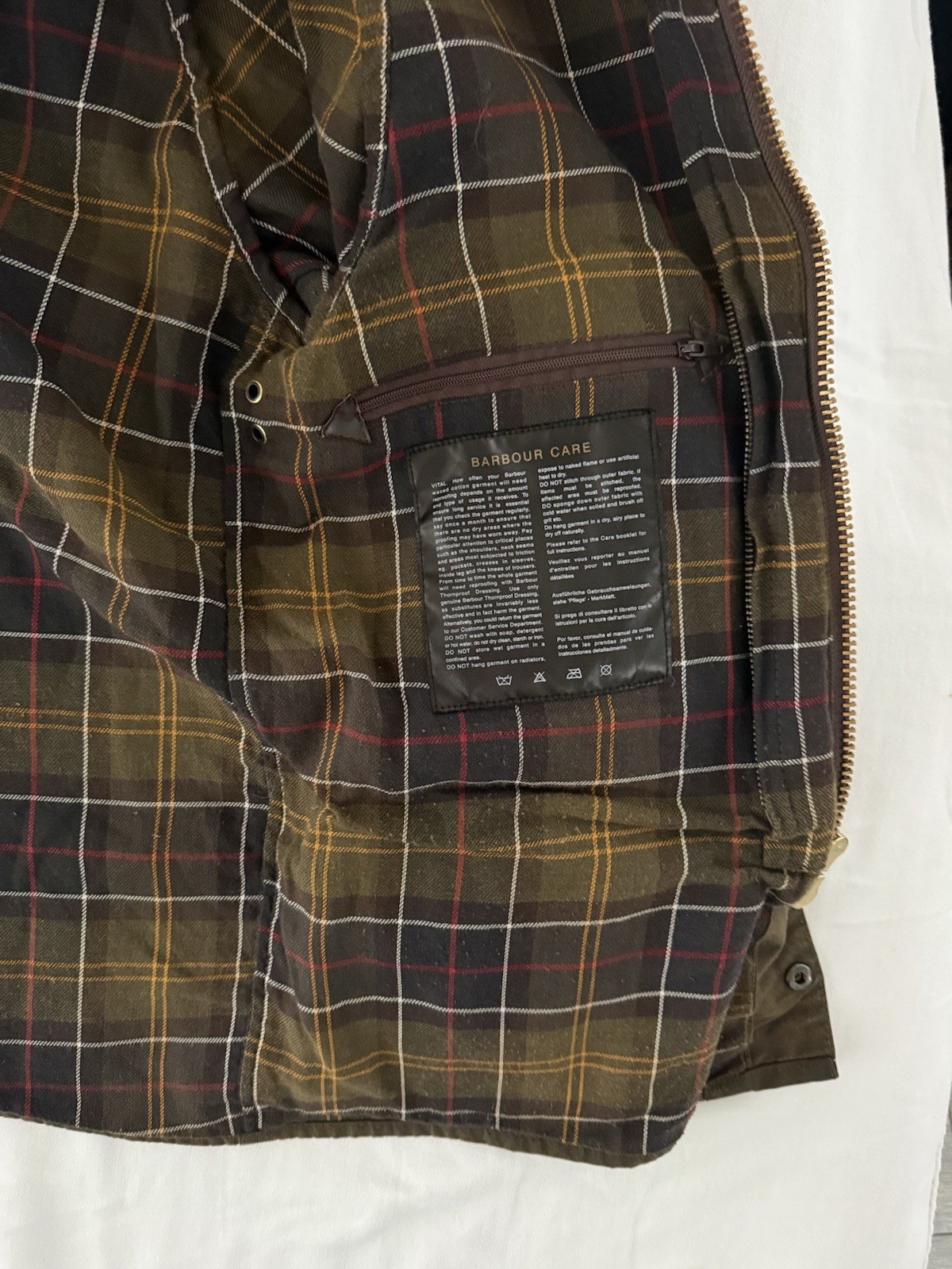 Barbour Women’s Basic Bedale Jacket Size Small Ol… - image 5