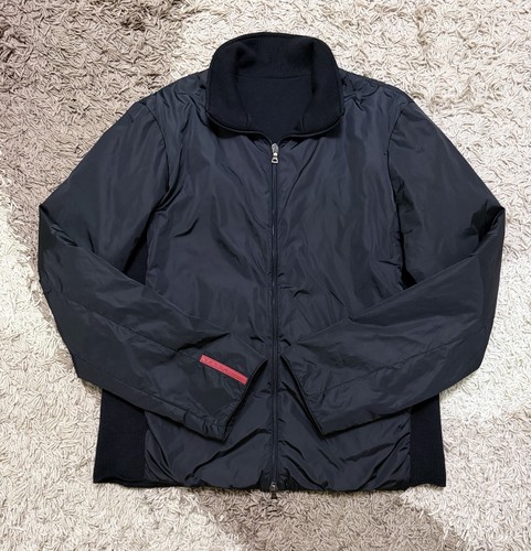Prada, Prada vintage nylon knitted jacket made in Italy Size 50