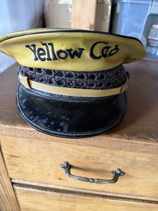 Lancaster Yellow Cab Taxi Driver Hat Vintage Collectible