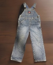 Vintage Old Navy Carpenter Overalls Bibs Denim Fleece Insulated 3T
