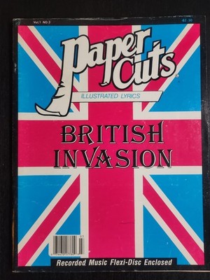 PAPER CUTS BRITISH INVASION MAGAZINE ILLUSTRATED LYRICS UNDERGROUND COMIX 1989