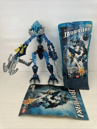 LEGO Bionicle 8916 Barraki Takadox  With Canister & Instructions 100% Complete