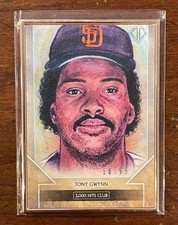Tony Gwynn 2020 Topps Transcendent Gold Framed Reproduction Art Sketch Card /95