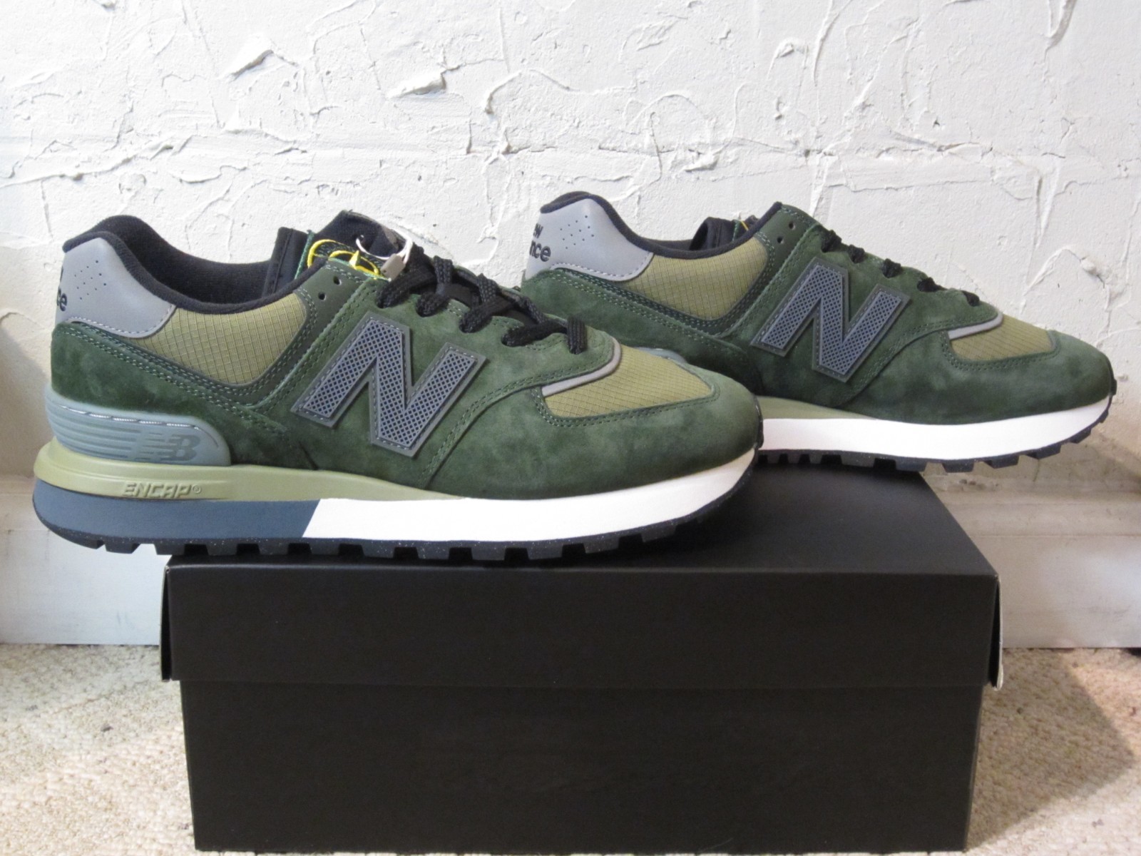 Stone Island x New Balance 574 Legacy U574LGIL Dark Green Men's Size 10 NEW! thumbnail 13