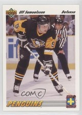 1991-92 Upper Deck Euro-Stars UD Logo Hologram Ulf Samuelsson #E17 0c41