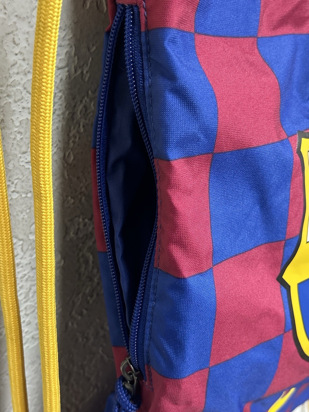 FCB Barcelona Drawstring Cinch Backpack NIKE Gym … - image 4