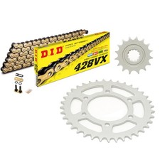 TSR125 Chain and Sprocket Kit DID 428VX Gold X-Ring Suzuki TSR125 1992