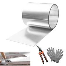 8'' x 50' Aluminum Flashing Roll, 0.3mm Thickness Metal Roof Flashing Roofing...