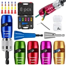 Wire Stripper for Drill Electric Wire Stripping Twisting Tool for AWG 14-6