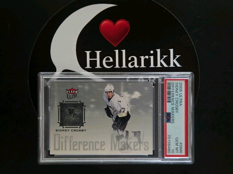 2005-06 Sidney Crosby Fleer Ultra Difference Makers PSA 10 #DM6 Pittsburgh
