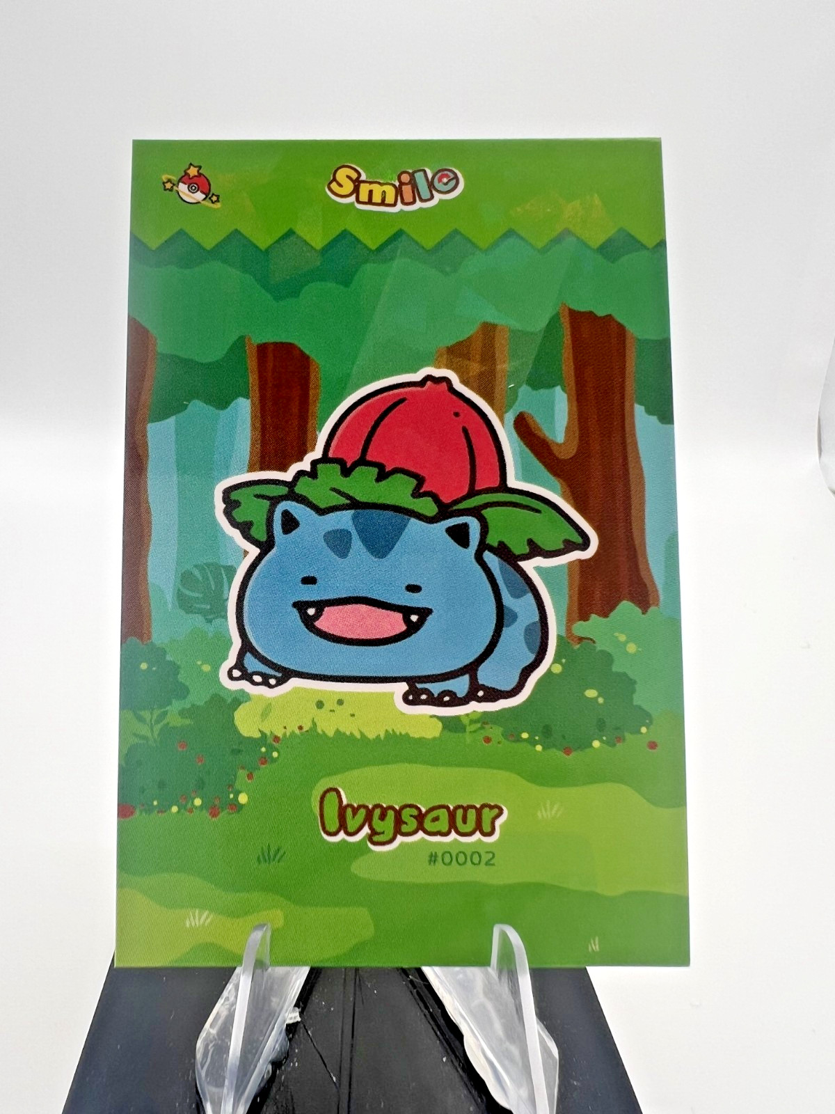 Ivysaur #2 - Cracked Ice Holo - Smile Card Database- Pokemon
