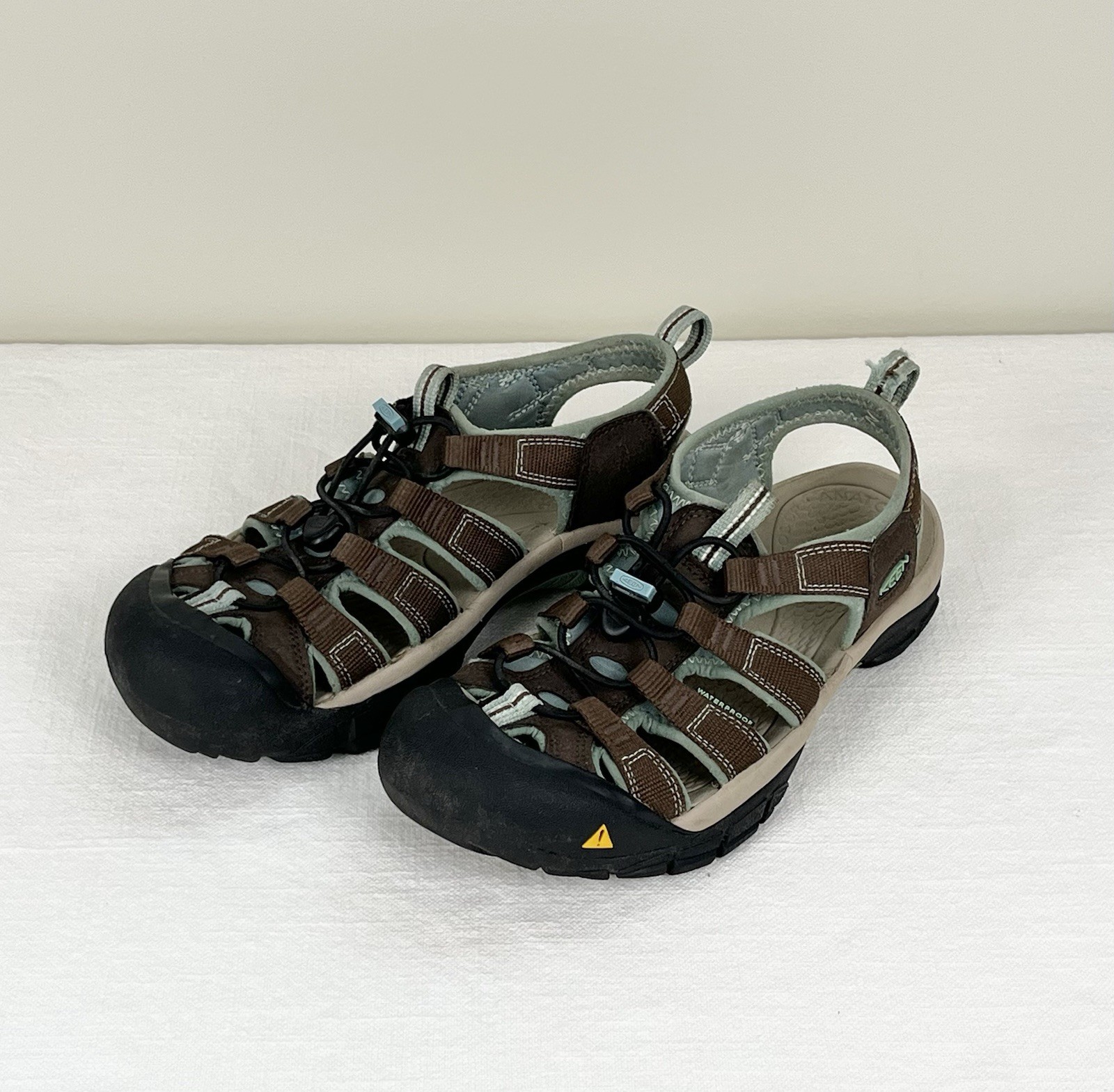 Sandali sportivi impermeabili KEEN escursionismo campeggio marrone verde acqua taglia 7 8