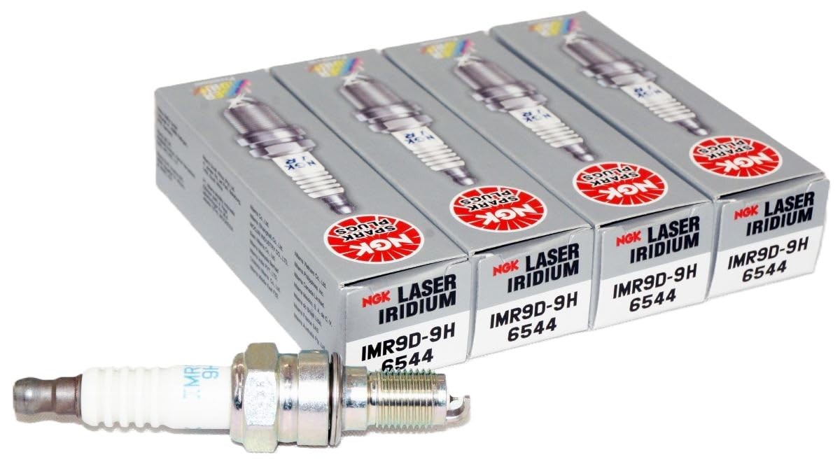 Spark Plugs 0.036in NGK Laser Iridium 6544 IMR9D-9H 4pcs Stock Nickel Core Taper