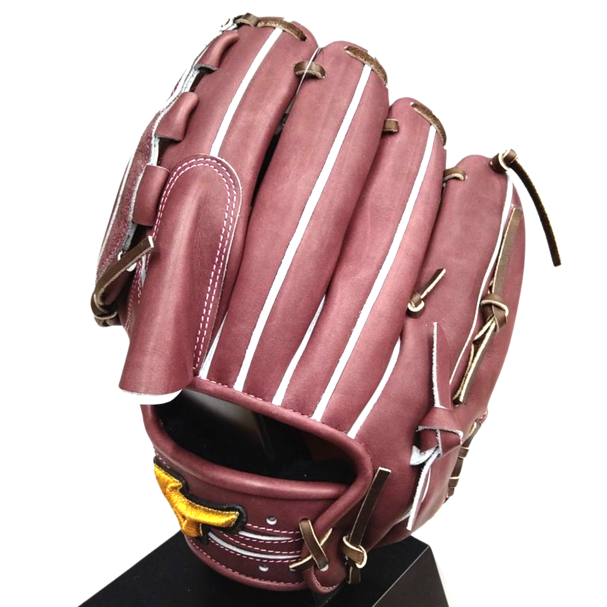 Mizuno Pro Limited Edition HAGA JAPAN LHT Pitcher Glove Plum Brown