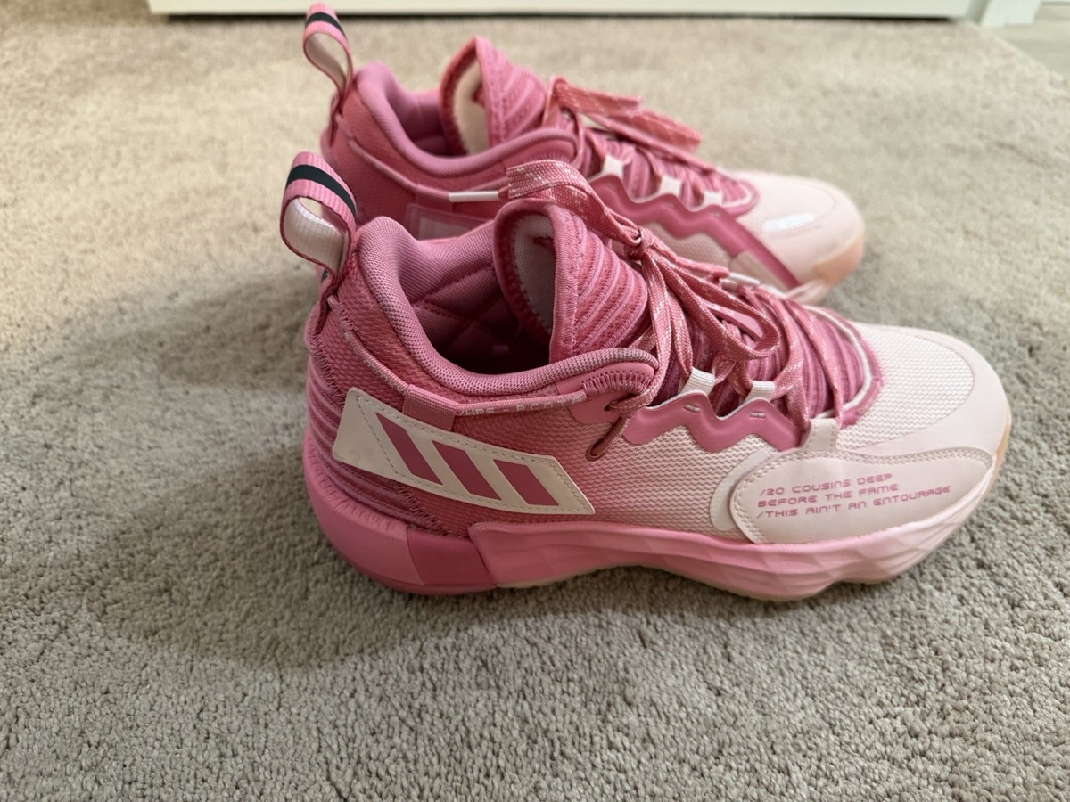 バランスローズ adidas Dame 7 EXTPLY Rose Tone Pink DOLLA Damian Basketball shoes