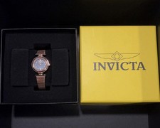 Invicta Women s Watch Series 69079 Rose Gold, Charcoal Quartz Dial Classic Chic