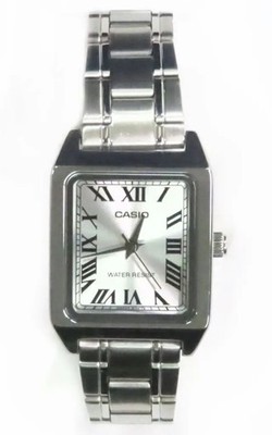 Casio LTP-V007D-7BUDF Damen Armbanduhr Silber Edelstahlband ''