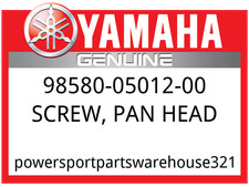 Yamaha OEM Part 98580-05012-00 SCREW, PAN HEAD