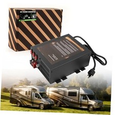 RV Power Converter with 3-Stage Smart Charger 110V AC to 12V DC 75 Amp
