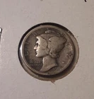 1916 Mercury Dime 10c Philadelphia Mint 90% US Silver (#26-553) Winged Cap