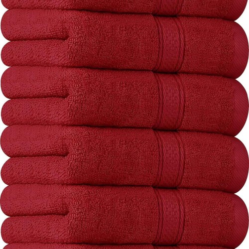 Premium Hand Towels 100% Combed Ring Spun 600 GSM Extra Large16x28 Towels ~ - Foto 29 di 31