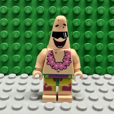 LEGO SpongeBob Patrick Star Minifig W/Sunglasses Hawaiian Outfit Bikini Bottom