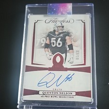 Panini 2020 Flawless Pro Bowl Ink Quenton Nelson Colts Auto #PBI-QN /10