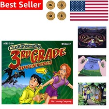 PC CD-ROM Game ClueFinders 3rd Grade Educational Math Science Language Arts M...