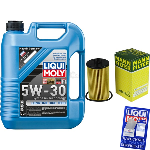 Inspektionspaket 5L Liqui Moly Longtime 5W-30 FüR Chevrolet Aveo SchräGheck 1.4-image
