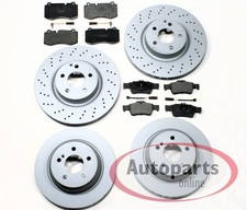 Bremsen Set Ø 390 mm + Ø 345 mm vorne hinten für Mercedes M-Klasse W166 + GLE