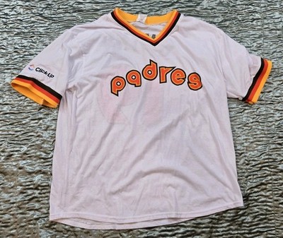 Tony Gwynn Promo Tshirt Retro Mens XL 1984 San Diego Padres Promo Click Up EUC