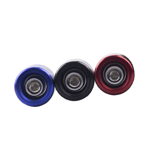 Empuñaduras de manillar barra tapones de extremo tapa deslizante piezas CNC motocicleta - azul - Imagen 3 de 5