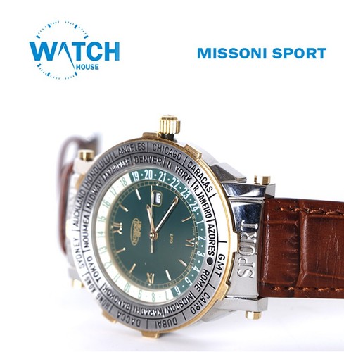 MISSION SPORT Swiss Made Watch 12302, GMT, Date, ETA 955.232 Movement. - Picture 6 of 13