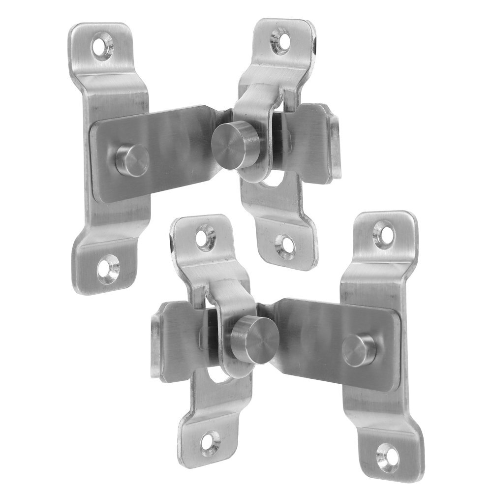 2-Pack Heavy Duty Safety Hasp Lock for Barn Doors, Gates & Cabinets