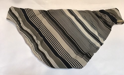 NEW Perry Ellis Womens Large Swim Suit Bikini Bottoms Diagonal Striped - Picture 2 of 6