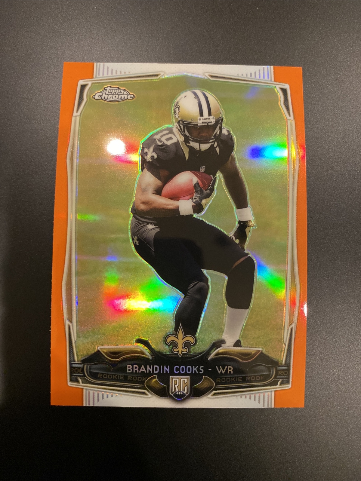 🔥2014 Topps Chrome - Orange Refractor #49 Brandin Cooks (RC) Mint Cowboys