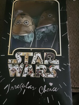 Disney Star Wars Irregular Choice Brand C3PO Womens size 7 Flats shoes NIB