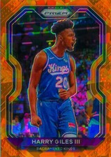 Harry Giles III 2020-21 Prizm Basketball Orange Cracked Ice Refractor Card #233