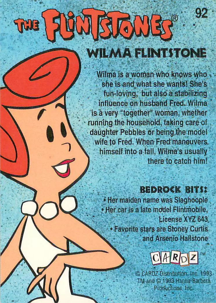 Wilma flintstones clearance maiden name
