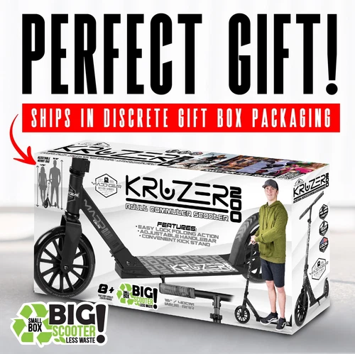 Large Folding Kick Scooter for Adults and Teens – Adjustable Handleba