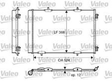 Condenser, air conditioning for VAUXHALL PEUGEOT OPEL DS CITROËN,207 SW Wagon,