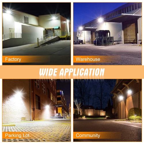 80W Led Wall Pack Light Dusk to Dawn Commercial Outdoor Security Lighting IP65 - Picture 10 of 10