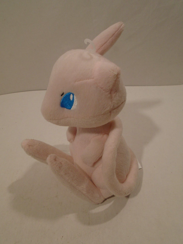 2017 Pokemon Nintendo MEW 9."including tail Plush Figure TOMY fabric tags - Picture 5 of 6