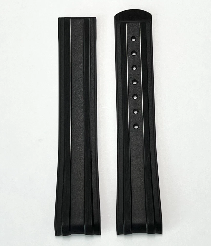 Reloj Omega Original 20mm Para Seamaster Diver 300 42mm Correa de Goma Negra Foto 2 de 3