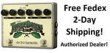 New Electro-Harmonix EHX Turnip Greens Overdrive Multi-Effect Guitar Pedal