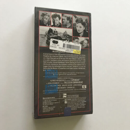 LIFEBOAT VHS Alfred Hitchcock Tallulah Bankhead William Bendix Walter Slezak - Bild 2 von 3