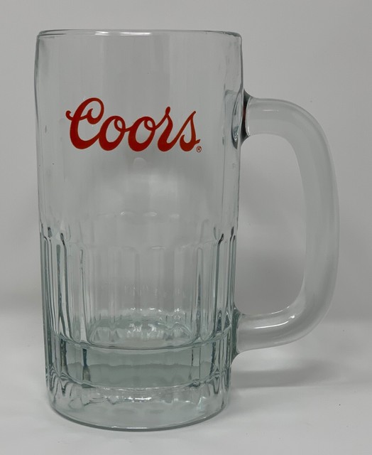 Vintage Original Coors Heavy Glass Beer Mug eBay