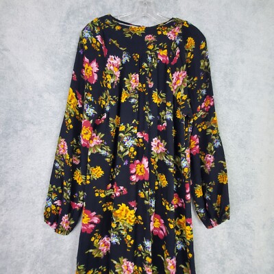 Natural Life Womens Maxi Dress M Black Floral Boho Hippie Peasant Flowy Rayon | eBay Natural Life Womens Maxi Dress M Black Floral Boho Hippie Peasant Flowy Rayon | eBay