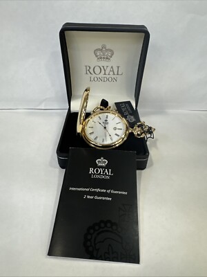 Royal London Pocket Watch 90001-02 G/P RRP Boxed Brand New Offers!  UK